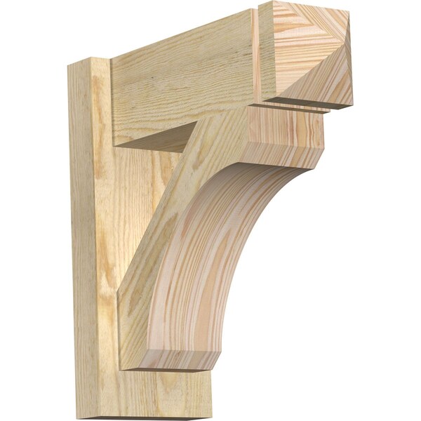 Ekena Millwork Legacy Arts & Crafts Rough Sawn Outlooker, Douglas Fir, 6"W x 16"D x 16"H OUT06X16X16LEC03RDF - main